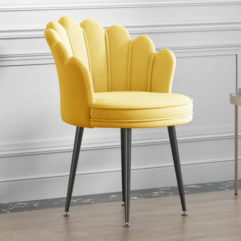 

Simple Lounge Dining Room Chairs Nordic Library Backrest Low Back Postmodern Events Armchair Silla Comedor Makeup Home Furniture