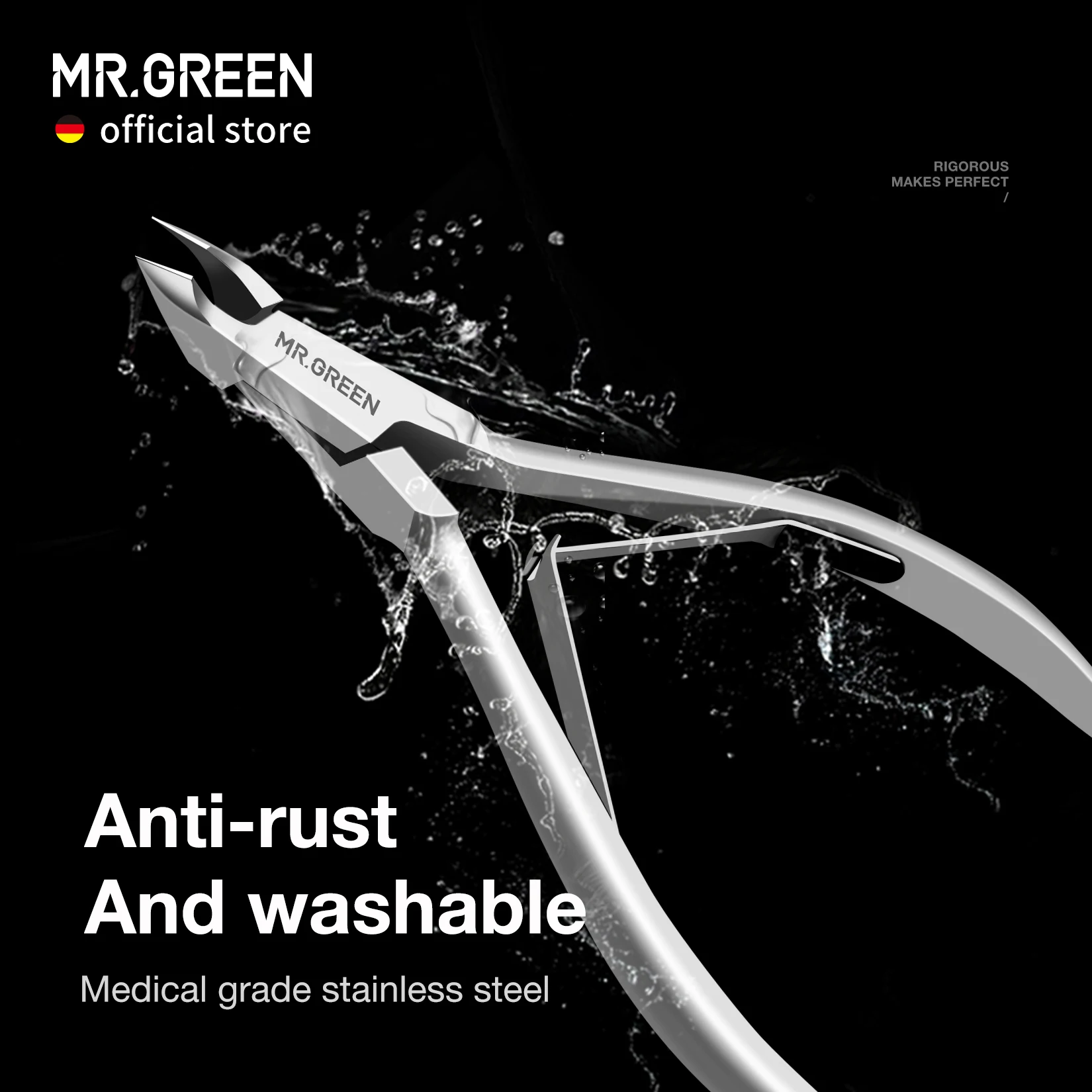 MR.GREEN Cuticle Nippers Nail Manicure Cuticle Scissors Clippers Trimmer Dead Skin Remover Pedicure Stainless Steel Cutters Tool