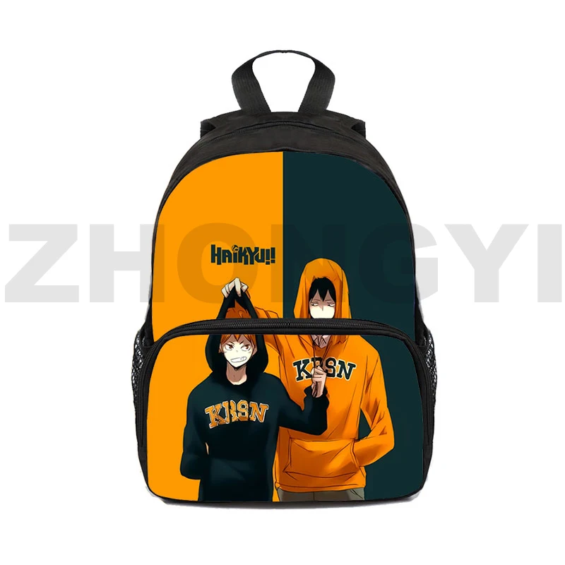 

Japanese Anime Haikyuu Children's Backpacks 3D Print Fly High Karasuno School Bags for Teenage Girls 16 Inch Nekoma Back Pack