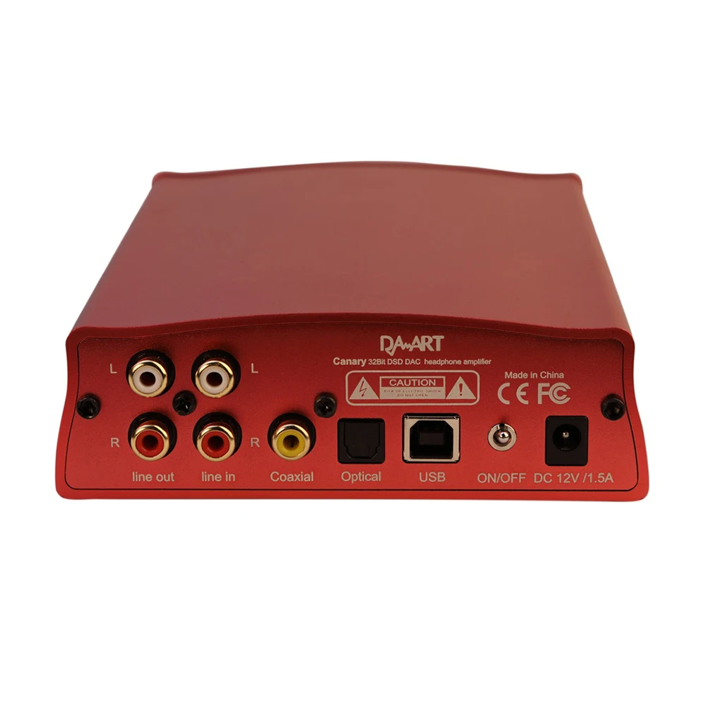 Yulong DAART 카나리아 데스크탑 헤드폰 앰프 ESS9018MK2 XMOS DSD256 PCM384KHz 오디오 매니아를 위한 동축 광학 USB DAC