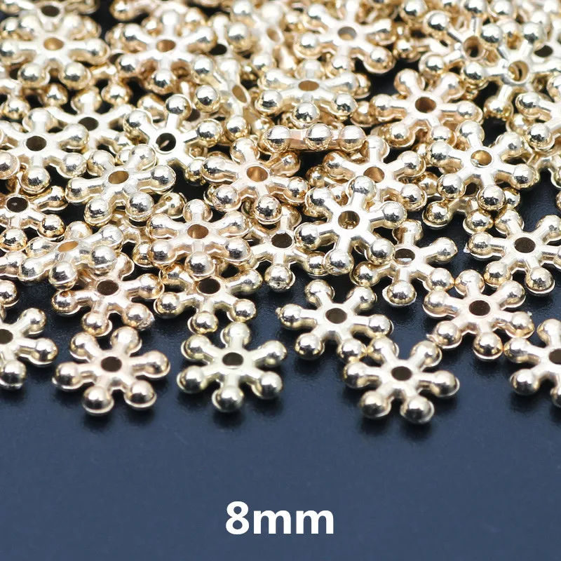 Versatile CCB Charm Spacer Beads - 100pcs Flat Round