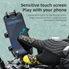 ROCKBROS Bicycle Gloves Winter Warm Motorcycle Full Finger Cycling Gloves Screen Touch Ski Sports Gloves Hiking Thermal Mitten 3