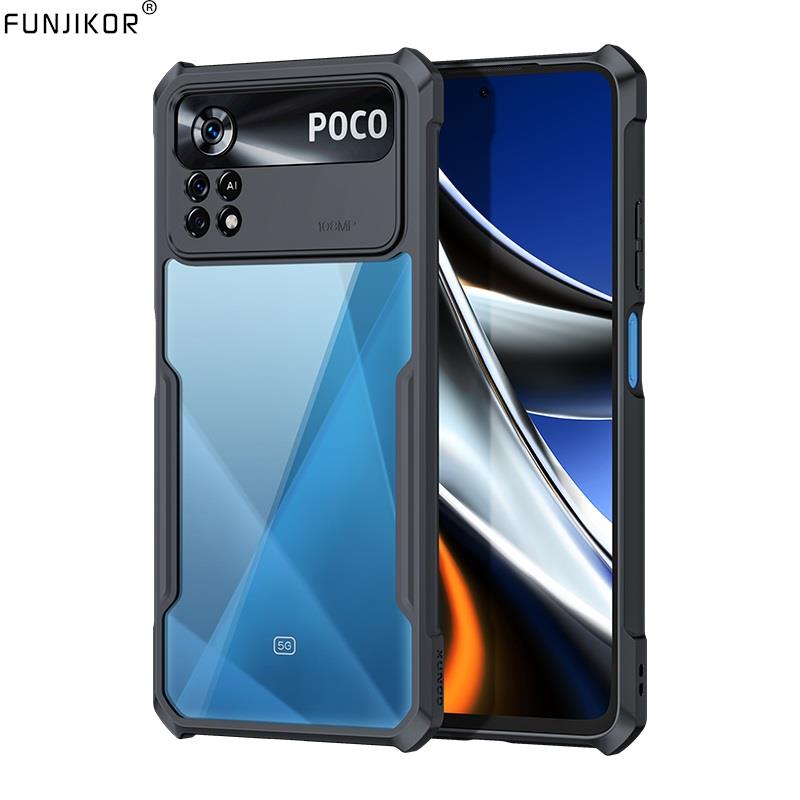 Shockproof Case For Poco M5S X6 X5 F5 X4 Pro M6 M4 X3 GT Transparent Phone Cover For Pocophone C65 M4 Pro F3 Carcasa Funda Coque