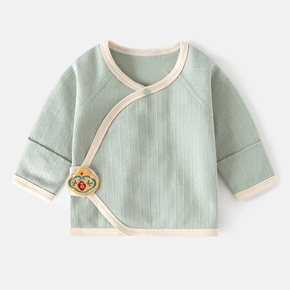 Baby Tops Cotton Solid Color Spring Autumn Winter Newborn Clothes 0-3 Months Unisex Baby Girl Boy Long Sleeve Tshirts