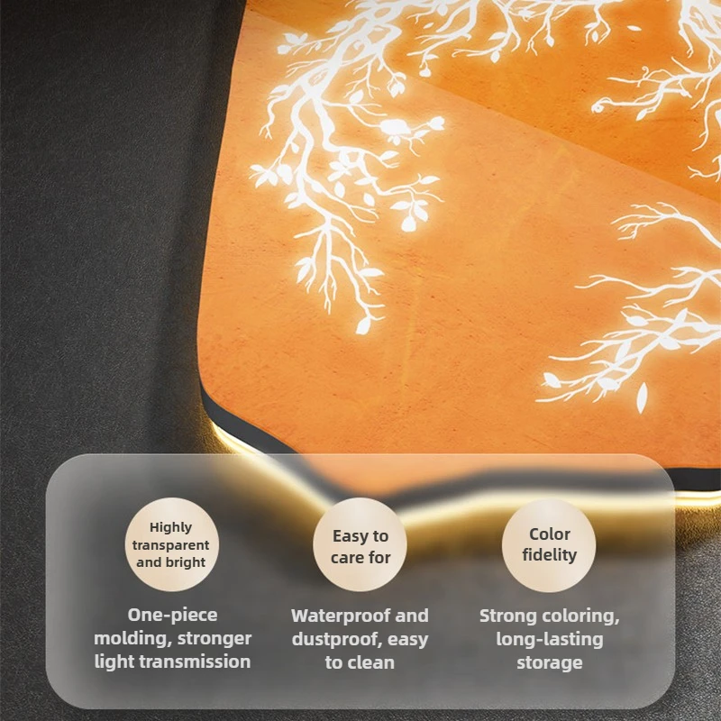 Fashion LED Light Wall Clock Luminous Silent Hole-Free Quartz digital wall clock
