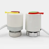230 v/24 v ปกติปิดไฟฟ้าตัวกระตุ้นความร้อนสําหรับ manifold underfloor เครื่องทําความร้อนวาล์ว calefaccion suelo radiante actuador 2