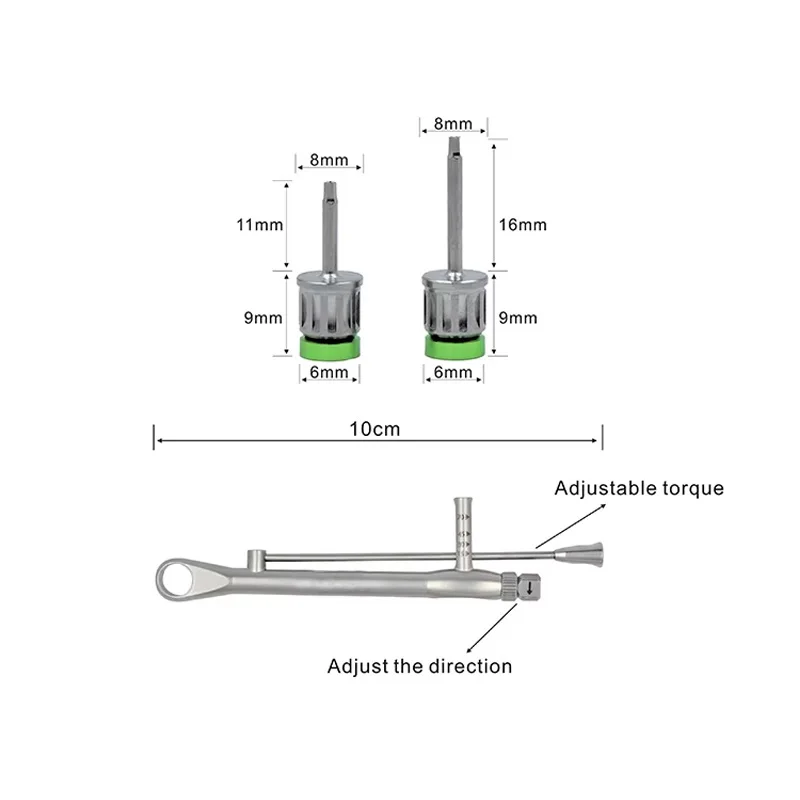 1 Pcs Screw Drivers Dental Universal Kit Dentistry Instrument Dental Universal Implant Torque Wrench Kit For Implantology 5