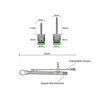 1 Pcs Screw Drivers Dental Universal Kit Dentistry Instrument Dental Universal Implant Torque Wrench Kit For Implantology 5