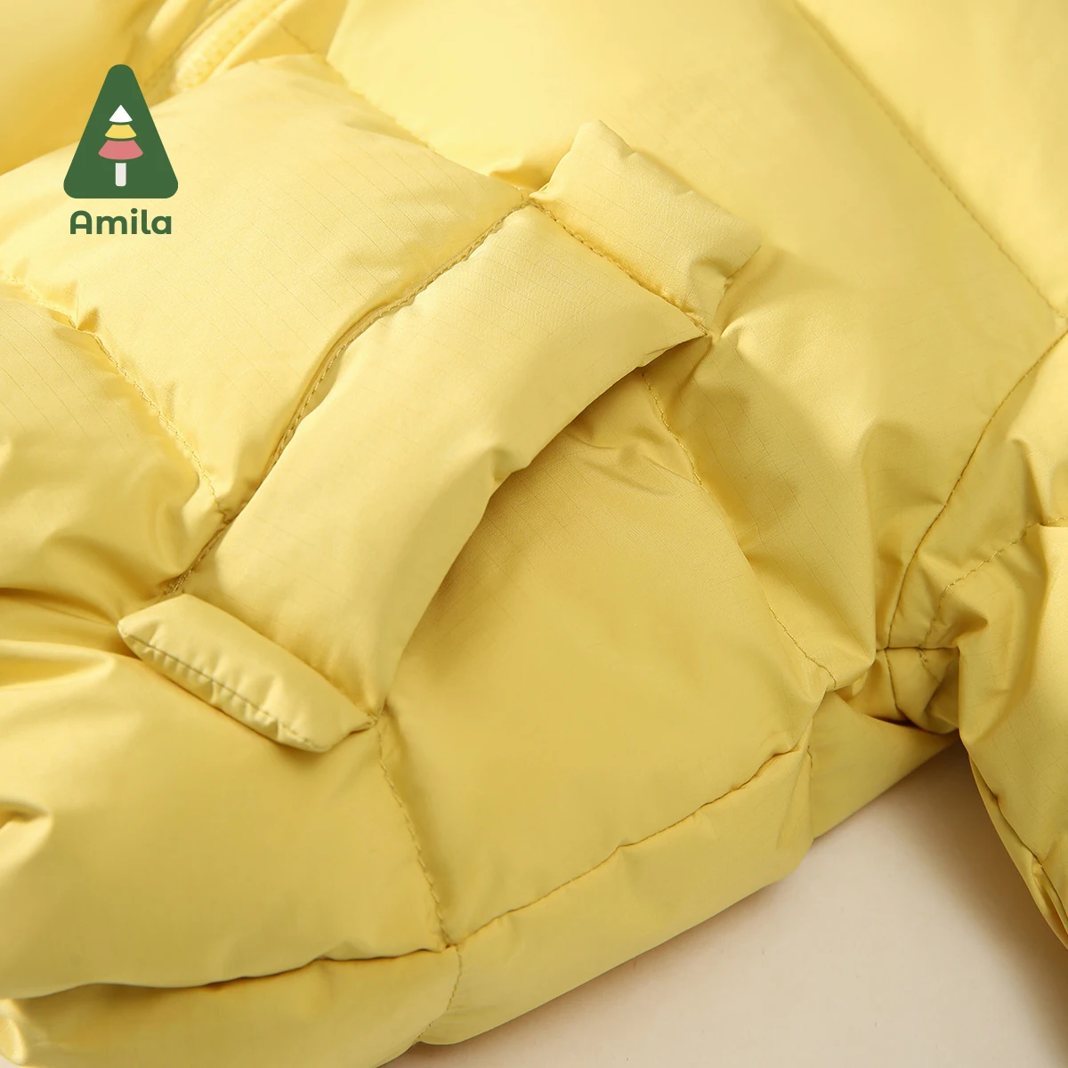 Amila Baby Boy Down Jacket Winter New Multicolour Stand Collar Fleecing Fashion Cosy Warm Baby Clothing