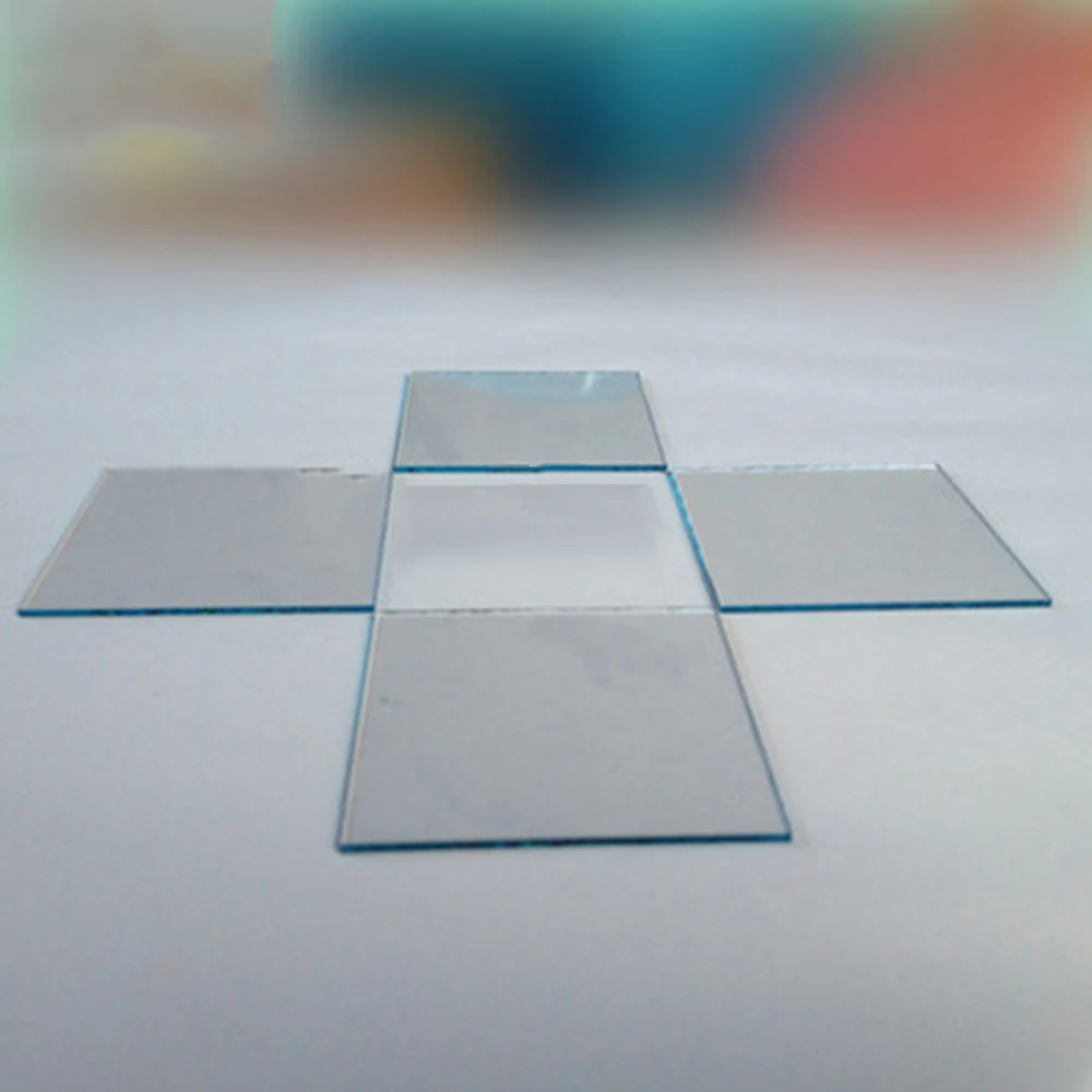 

100*100*1.1mm,10 Ohm/sq, 12pcs ITO Conductive Coated Glass Lab Transparent Conductive Glass Indium Tin Oxide ITO Glass Coated