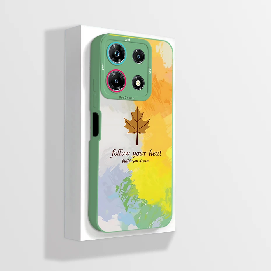 Art Liquid Silicone Phone Case with Camera Protection - Premium Back Cover