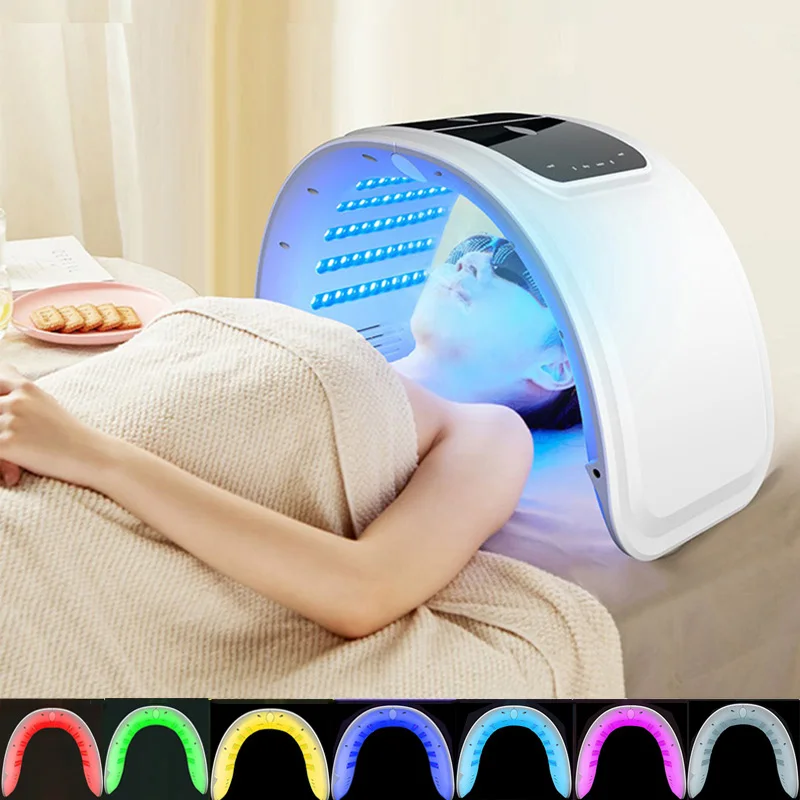 PDT LED Mask Light Therapy Skin Care Tools 7 Colors Led Mask Beauty Health Facial Masks Red Light Therapy Wrinkle Remove Spa Use face mask led facial mask