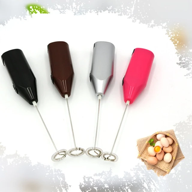 1Pcs Electric Milk Frother Egg Beater Kitchen Drink Foamer Whisk Mixer  Stirrer Coffee Creamer Whisk Frothy Blend Whisker - AliExpress
