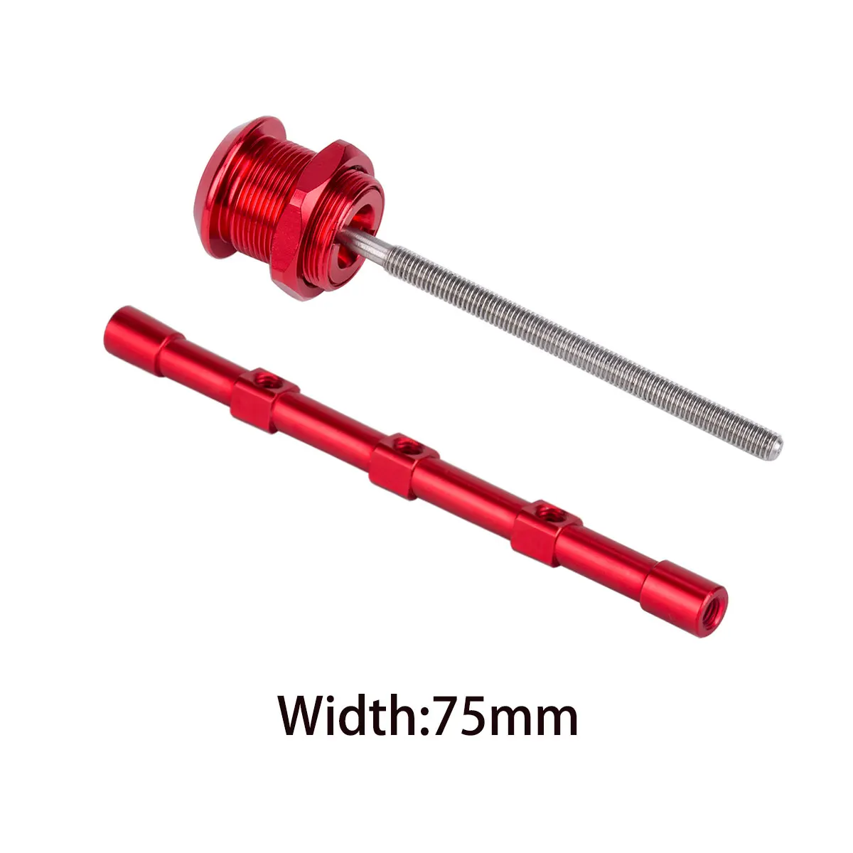 BODY CLIPS + ALUMINIUM MOUNT FOR 1/10 TO 1/8 MODELS – 6PCS SET – GPM BCM004M [BCM004M] – La