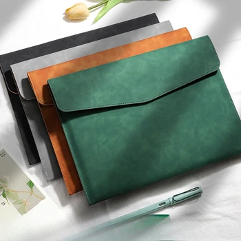 A4 File Storage Bag Simple File Folders Business Office School File Organizer Bags Laptop Sleeve 1