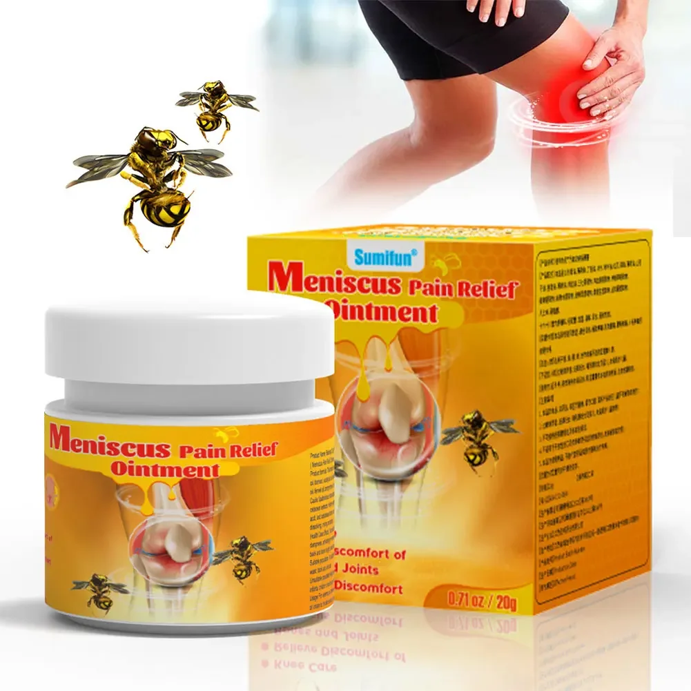Bee Venom Pain Relief Cream Arthritis Joint Knee Analgesic Ointment Neck Lumbar Sciatica Synovial Meniscus Repair knee pain relief cream pain relief cream