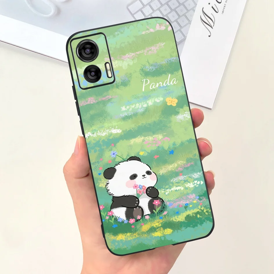 Cute Cartoon Tulip Shockproof TPU Phone Case - Anti-Fall Bumper Cover