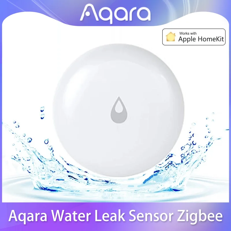 Aqara-sensor de Vazamento de Água para Xiaomi Homekit Detector de Imersão de Água Alarme Segurança Imersão Casa Inteligente Zigbee