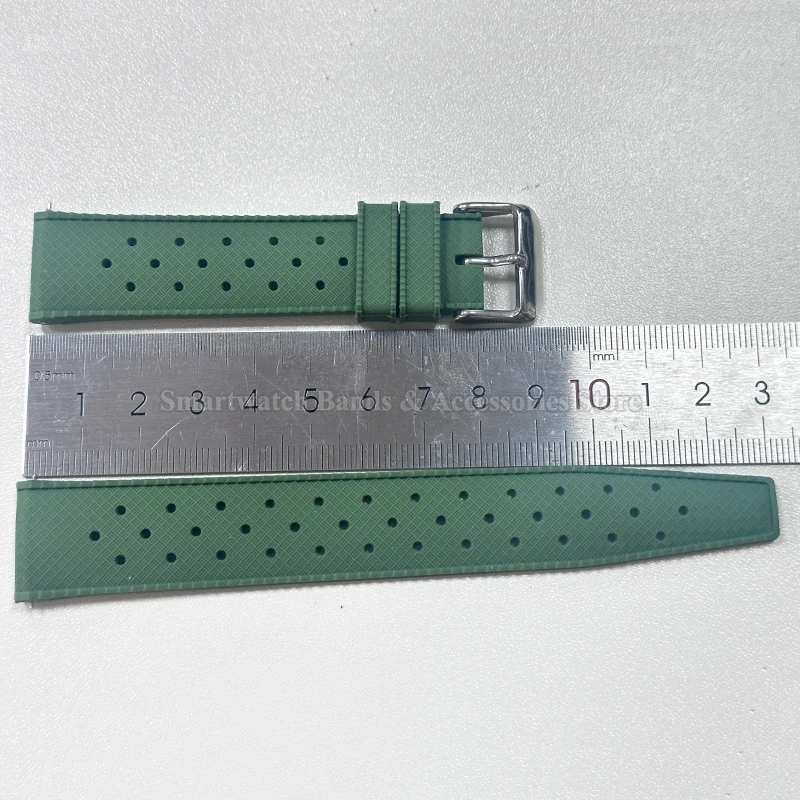 Premium Tropic Silicone Quick Release Watch Strap - Durable Rubber Bracelet Replacement