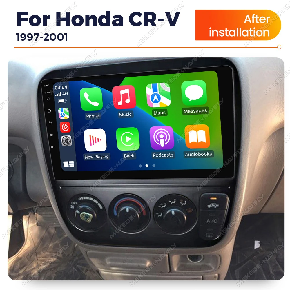 Android 14 Car Radio For Honda CRV CR-V 1997 - 2001 Autoradio Multimedia Player GPS Head Unit Wireless Carplay Android Auto BT