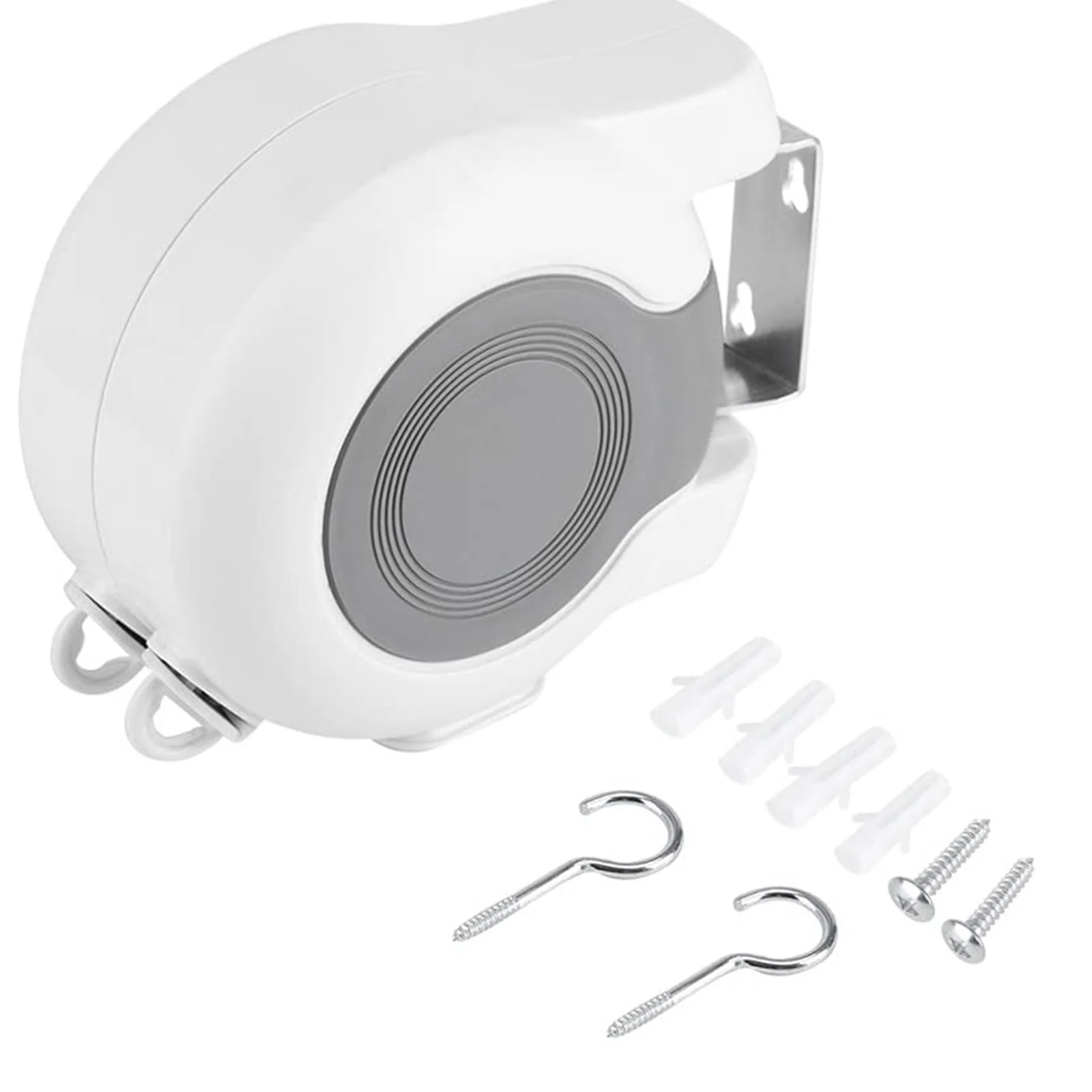 13m Wall Mounted Retractable Double Clothes Drying Line Indoor Outdoor Washing Landry Tool 6