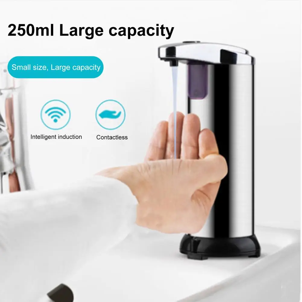 

Abs Plastic Soap Dispenser Touchless Stainless Steel Soap Dispenser with Sensor for Bathroom Kitchen Automatic Liquid for Home