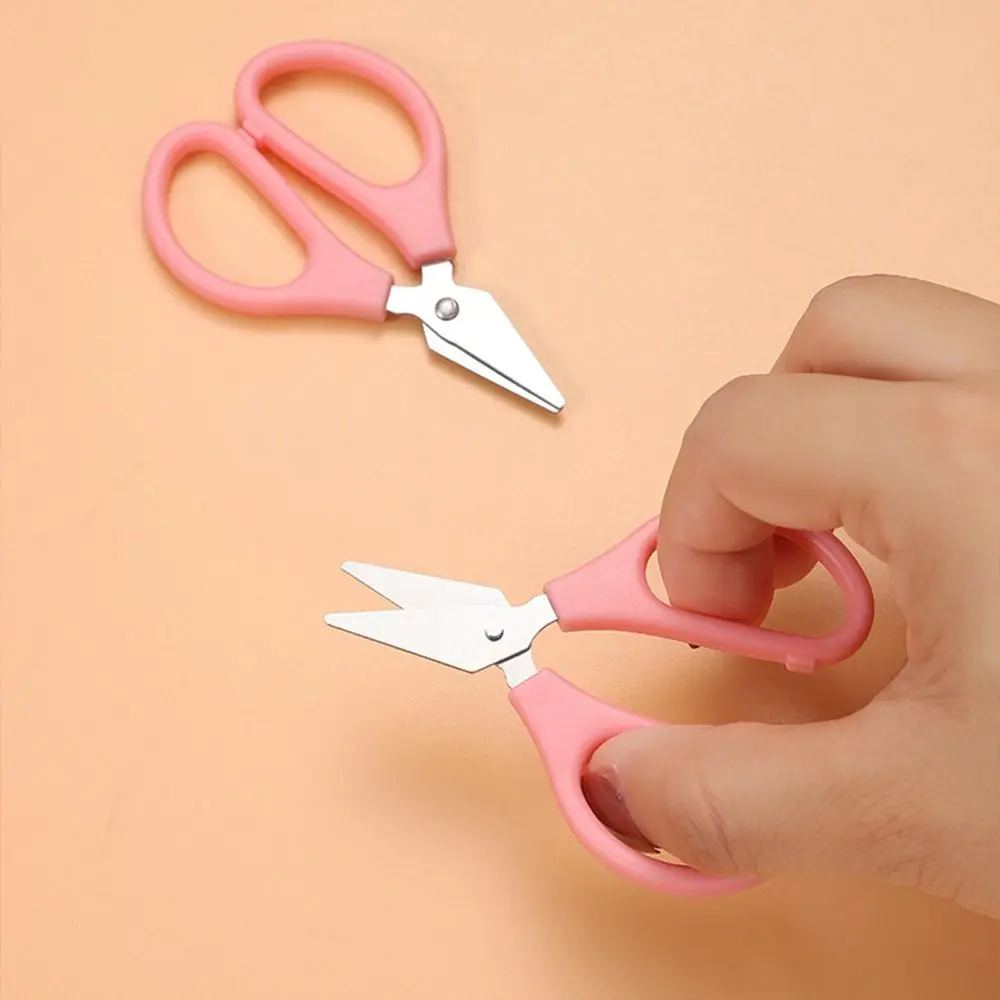 

10pcs Handmade Tools Mini Scissors Multifunctional Candy Color Handcraft Scissor Minimalistic Stainless Steel