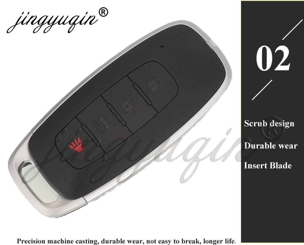 jingyuqin S 180146119 KR5TXPZ1 433 MHz 4A Auto-Fernbedienungsschlüssel für Nissan Versa 2023 2024 Auto 4BT Smart Keyless Fob 285E3-6LY1A – Detail 7
