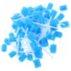 Healifty Bicarbonate Gum 100Pcs Disposable Oral Cares Sponge Tooth Shape Cleaning Swab Mouth Gum 2
