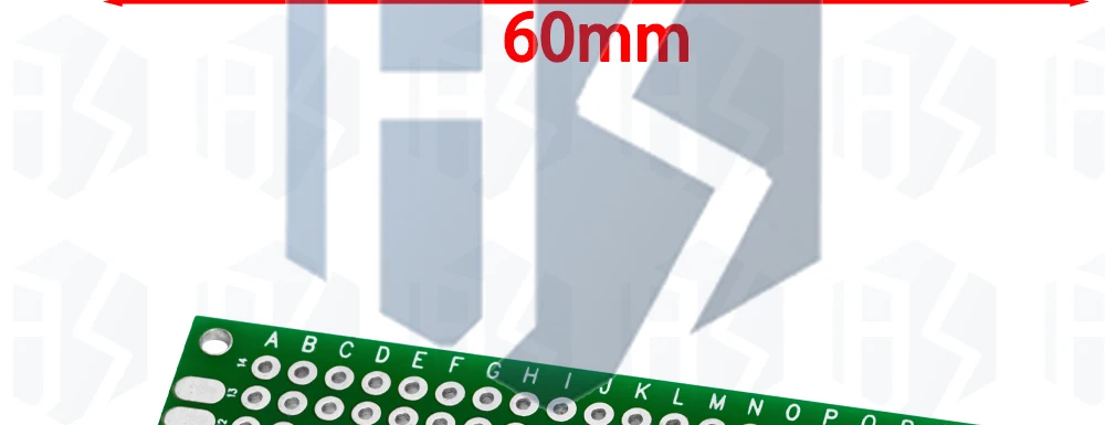 5x7 4x6 3x7 2x8cm FR-4 doppelseitiger Prototyp DIY Universal-Leiterplatte Leiterplatte Proto board für 5x7 4x6 3x7 2x8cm – Detail 22