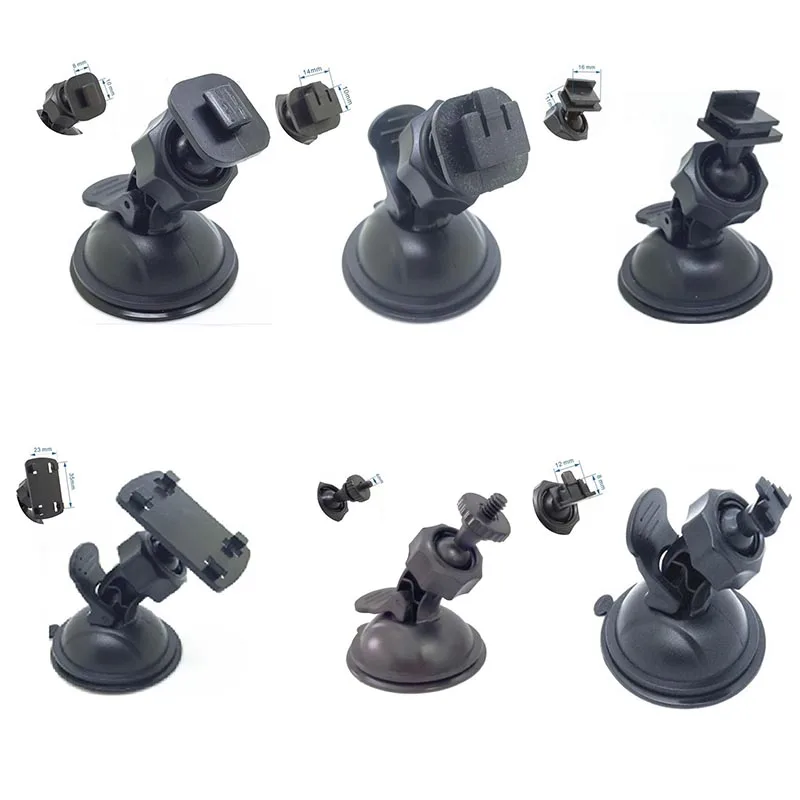 Mini Suction Cup Mount Tripod Auto Car DVR Holder DV GPS Camera Stand Bracket Phone Holder 6 Types 6mm Screw Connector camera mount camera mounting bracket dash cam suction cup phone holder dvr bracket holder dash cam bracket
