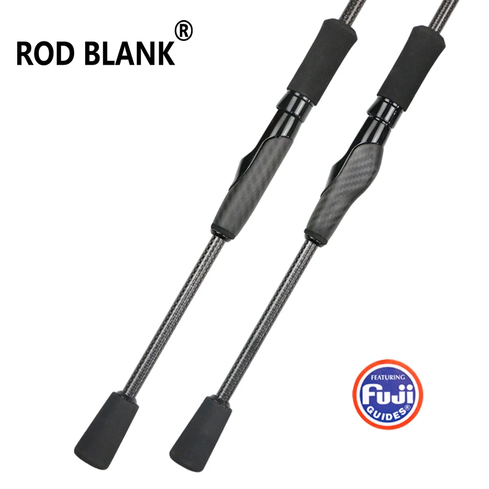 Rod Blank 1 Set Spinning Lure Handle Kit Fuji Carbon Fiber Grip