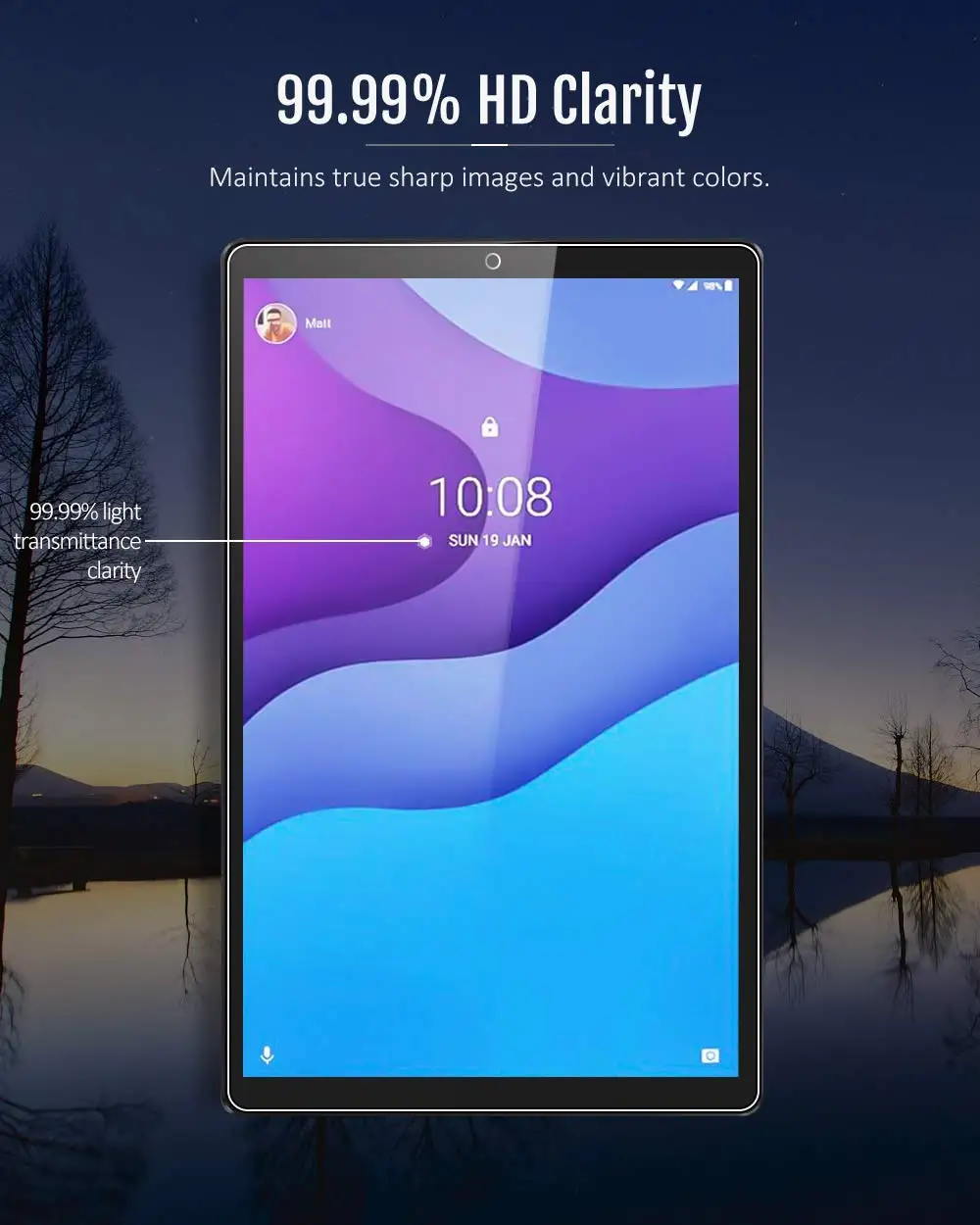 Tempered Glass for Lenovo Tab M10 HD 2nd TB-X306F TB-X306X Screen Protector for Lenovo Tab M10 HD (2nd Gen) 10.1" Glass Film 5