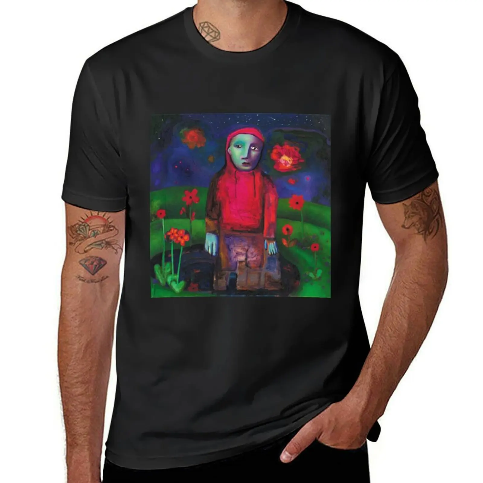 

Girl in red fanart T-Shirt sports fans customs heavy weight t shirts for men