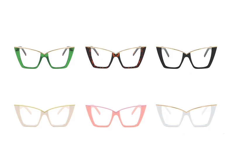 R57505 Mode lässig blaues Licht blockierende Brille Rahmen Frauen stilvolle Presbyopie Brillen anpassbare optische Dioptrien – Detail 4