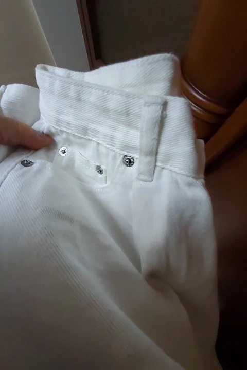 Women’s High-Waist A-Line Denim Shorts photo review