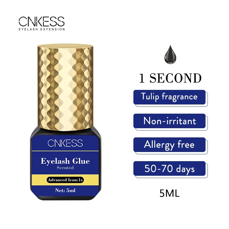 

1s Dry Eyelashes Glue Eyelash Extension Glue Adhesive Lash Glue Fast Drying Makeup 5ml