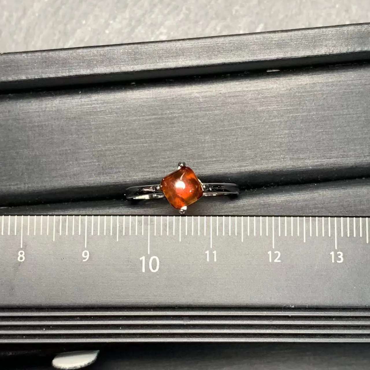 Vintage Natural Garnet Ring Stone Female Handmade Rings Jewelry for Women Gift