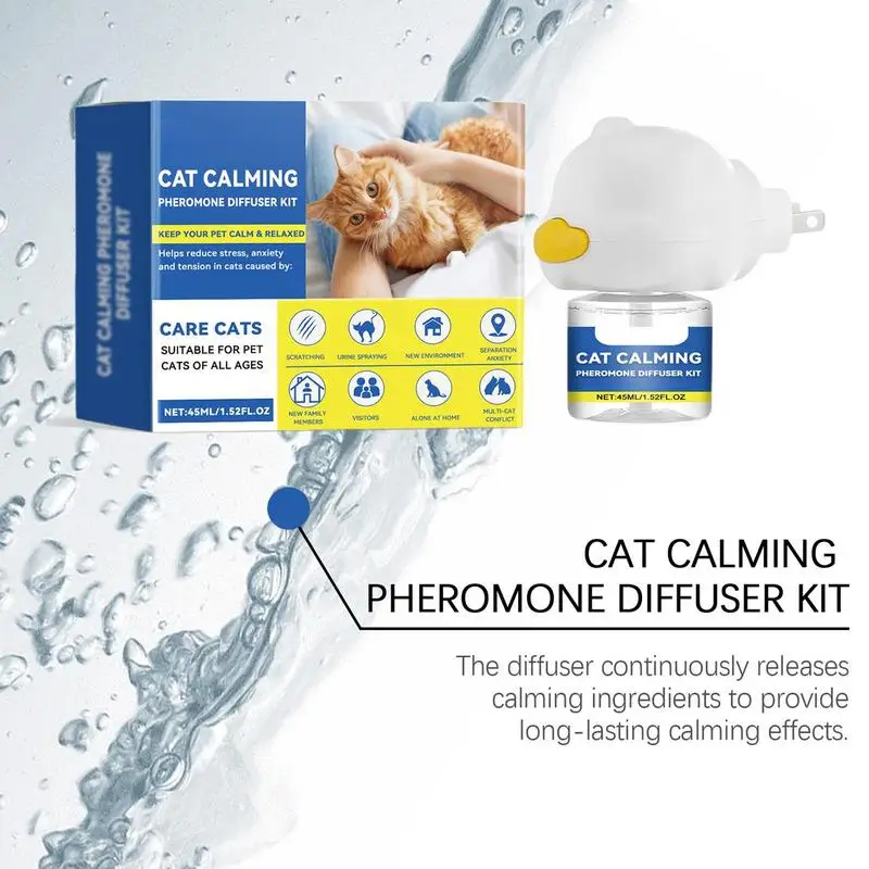 Natural Cat Calming Pheromone Diffuser 45ml