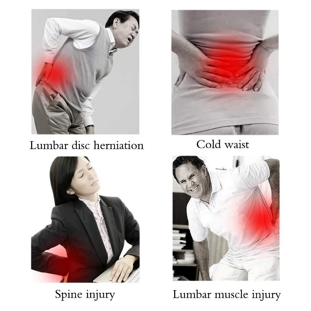 Orthopedic Posture Corrector Brace Elastic Adjustable Lower Back Support Waist Trimmer Belt Lumbar Support Belt for Men Women