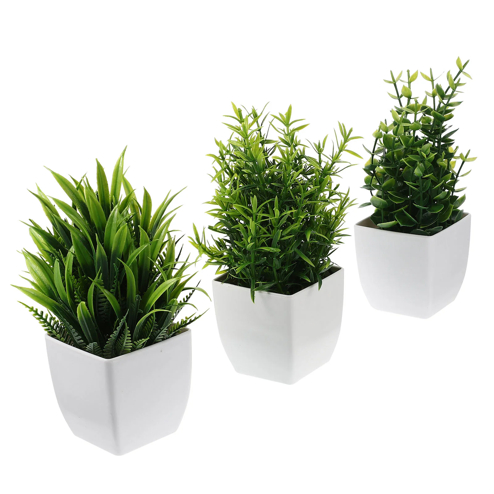 

3 Pcs Simulated Potted Plant Artificial Flowers Plants for Decoration