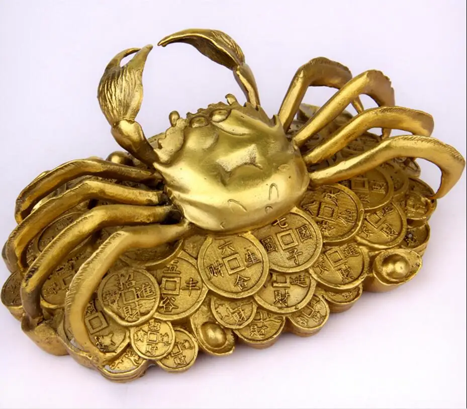 

Pure copper crab craftsmanship, general eight party to home craft gifts