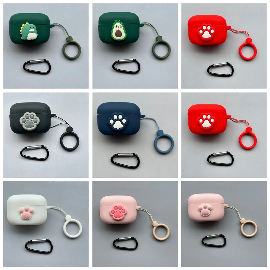 Cartoon For Bose Ultra Open Earbuds Case Anti Loss Ring Hearphone Box Per Bose Custodia Protettiva Antiurto In Silicone Ultra Aperto