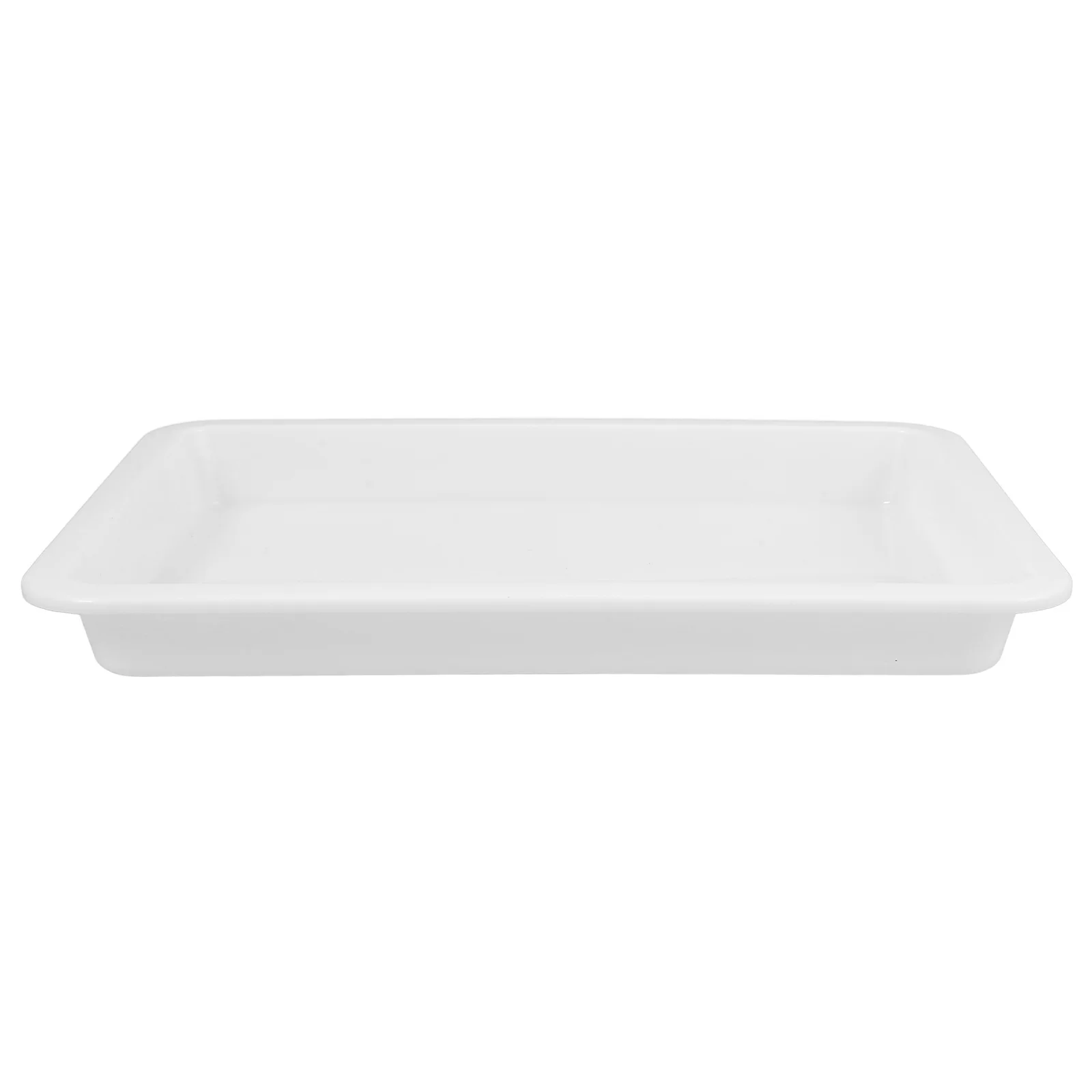 Tray Multi-functional Small Chemical Experimental White Plastic Square Storage Plate