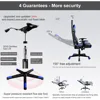 Gaming Chair with Speakers Bluetooth Music Video Game Chair Audio Ergonomic Design Heavy Duty Office Computer Desk Chair 5