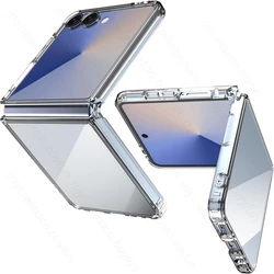 Ultra - Thin Transparent Armor Shockproof Case - Hard PC Shell - Galaxy Z Flip 8 (Transparent)