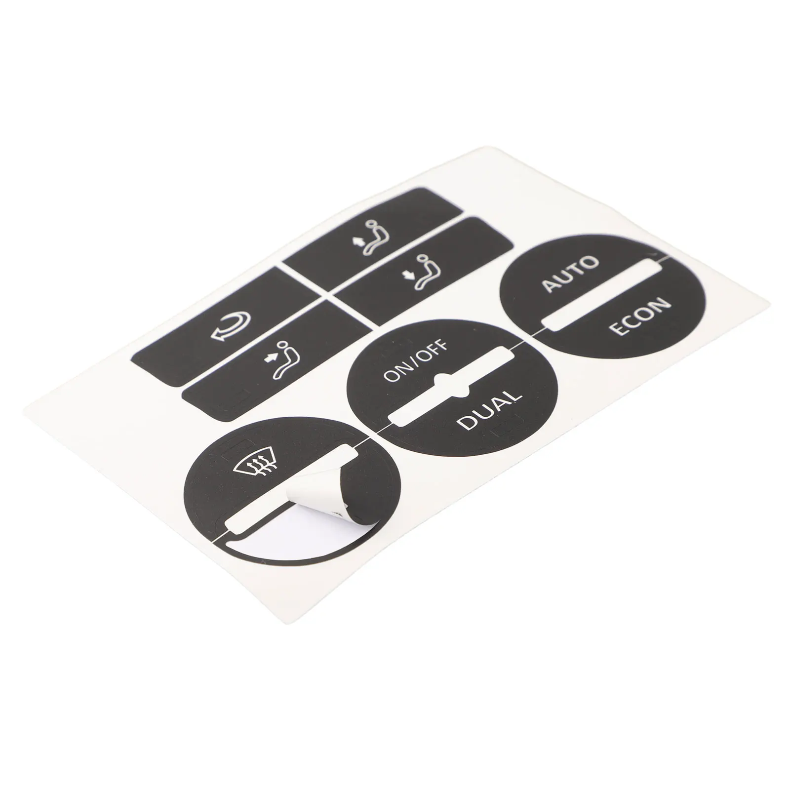 

Push Button Button Repair Decal Button Repair Decal 2004-2008 Black Black) For GOLF Mk5 For PASSAT Button Repair Decal