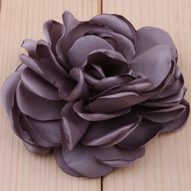 10 Stück/Set 8CM 20 Farben Neugeborenen-Vintage-Stoffblumenstrauß für Hochzeitsbraut-Girlande, Heimdekoration, Stoffhut – Detail 6