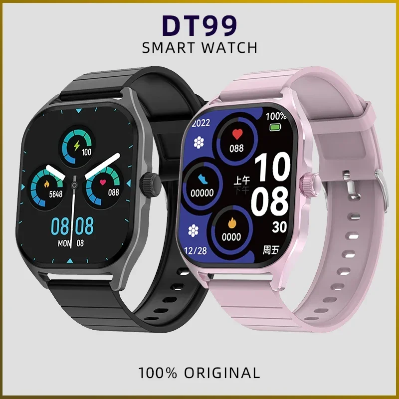 

New DT99 Smart Watch for Men Women BT Call 2.04Inch AMOLED Sport Modes Smartwatch for HUAWEI PK HK8 HK9 ultra2 X8 W68 ultra plus