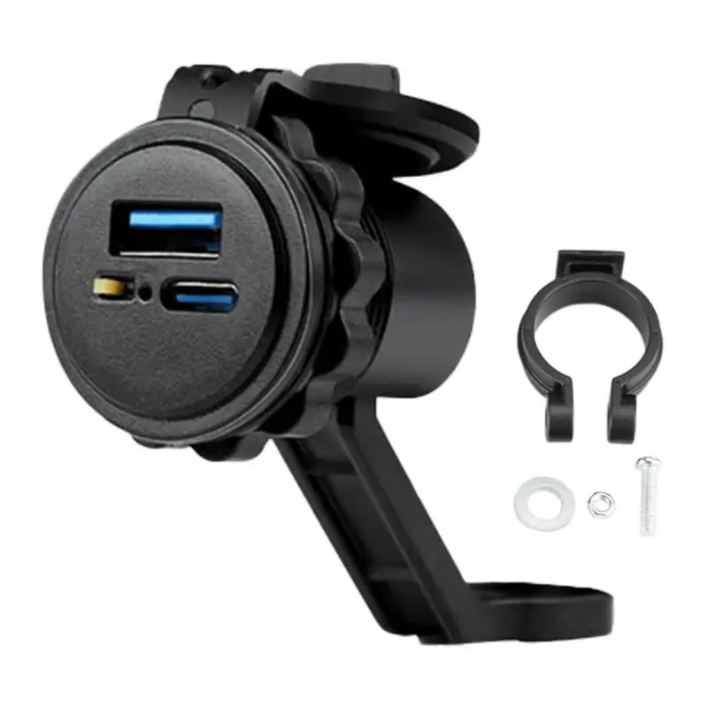 

Motorcycle USB Charger Fast Charging Cell Phone Charger Waterproof Cell Phone Charger For Phones And Other Devices USB Socket